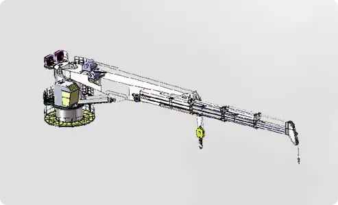 Telescope Boom Crane